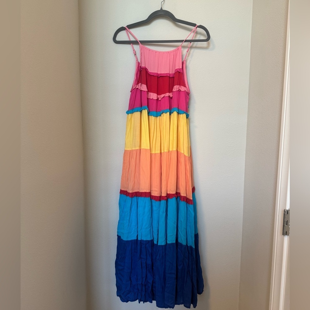 White Birch Colorblock Dress
